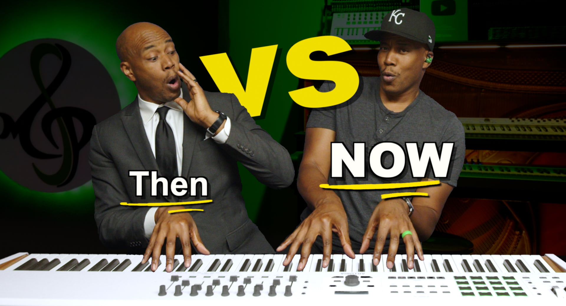 Then vs now piano masterclass pretty simple music
