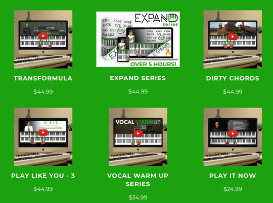 DOWNLOAD INDIVIDUAL PIANO LESSONS ($24-$64 each)